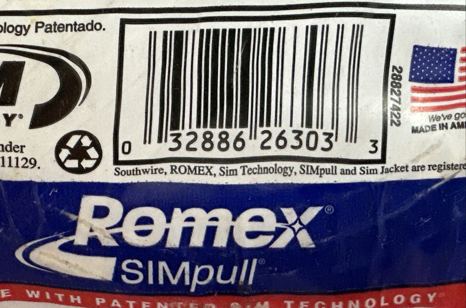 Romex SIMpull 14/2 50FT NM-B Electrical Wire Cable With Ground Indoor White