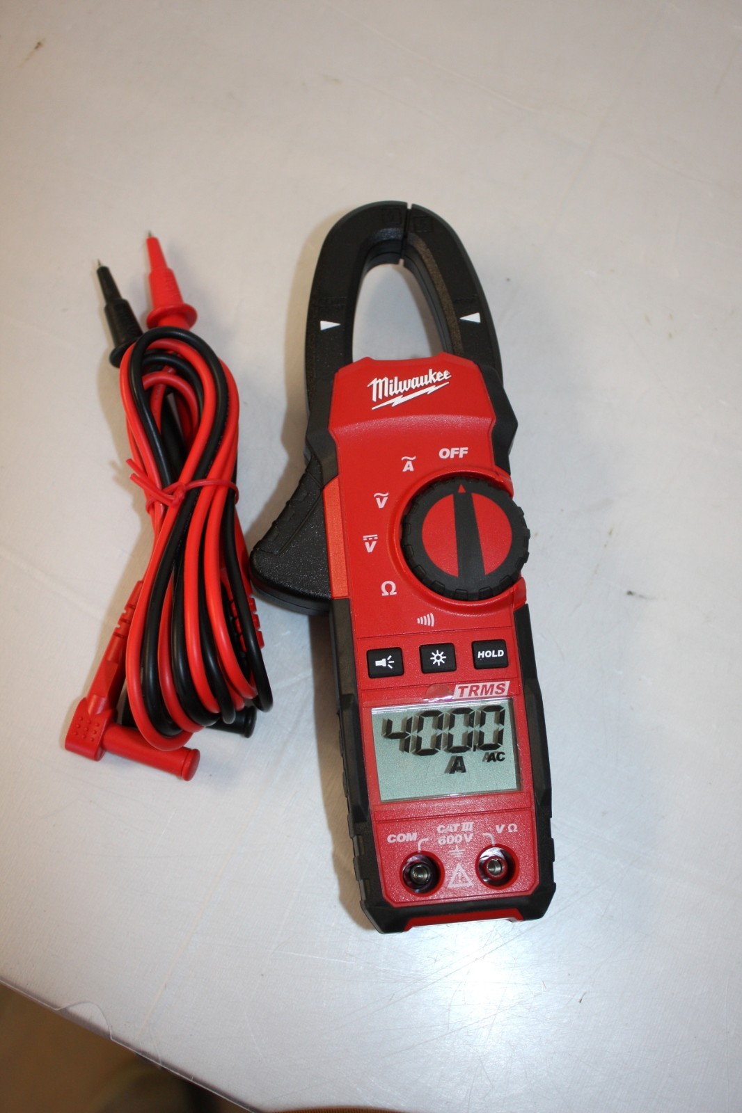 Milwaukee 2235-20 400 Amp True RMS Clamp Meter – 600V AC/DC CAT III