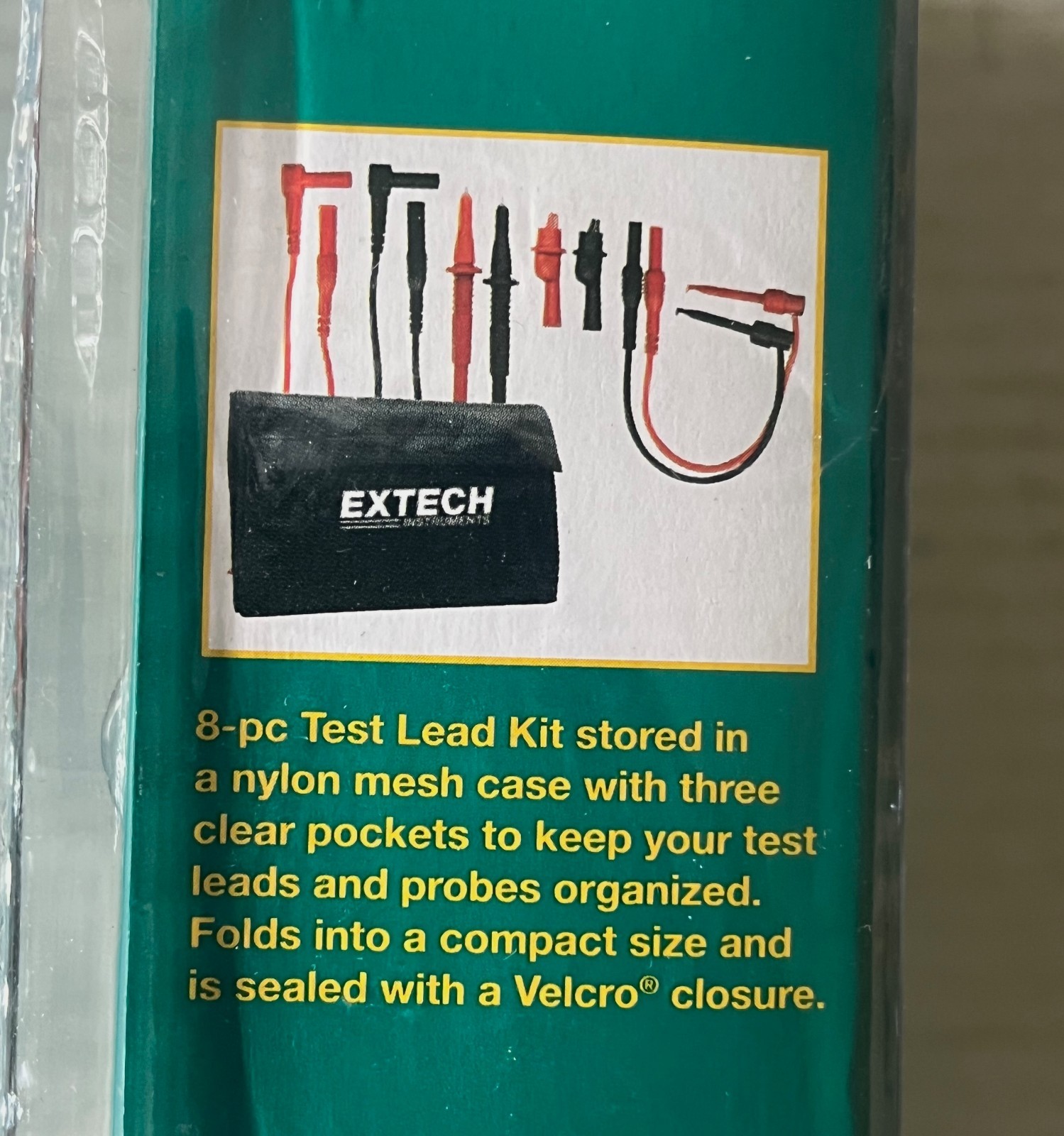 Extech 430 True RMS Digital Multimeter w/TL809 Test Lead Set in 2 Soft Cases