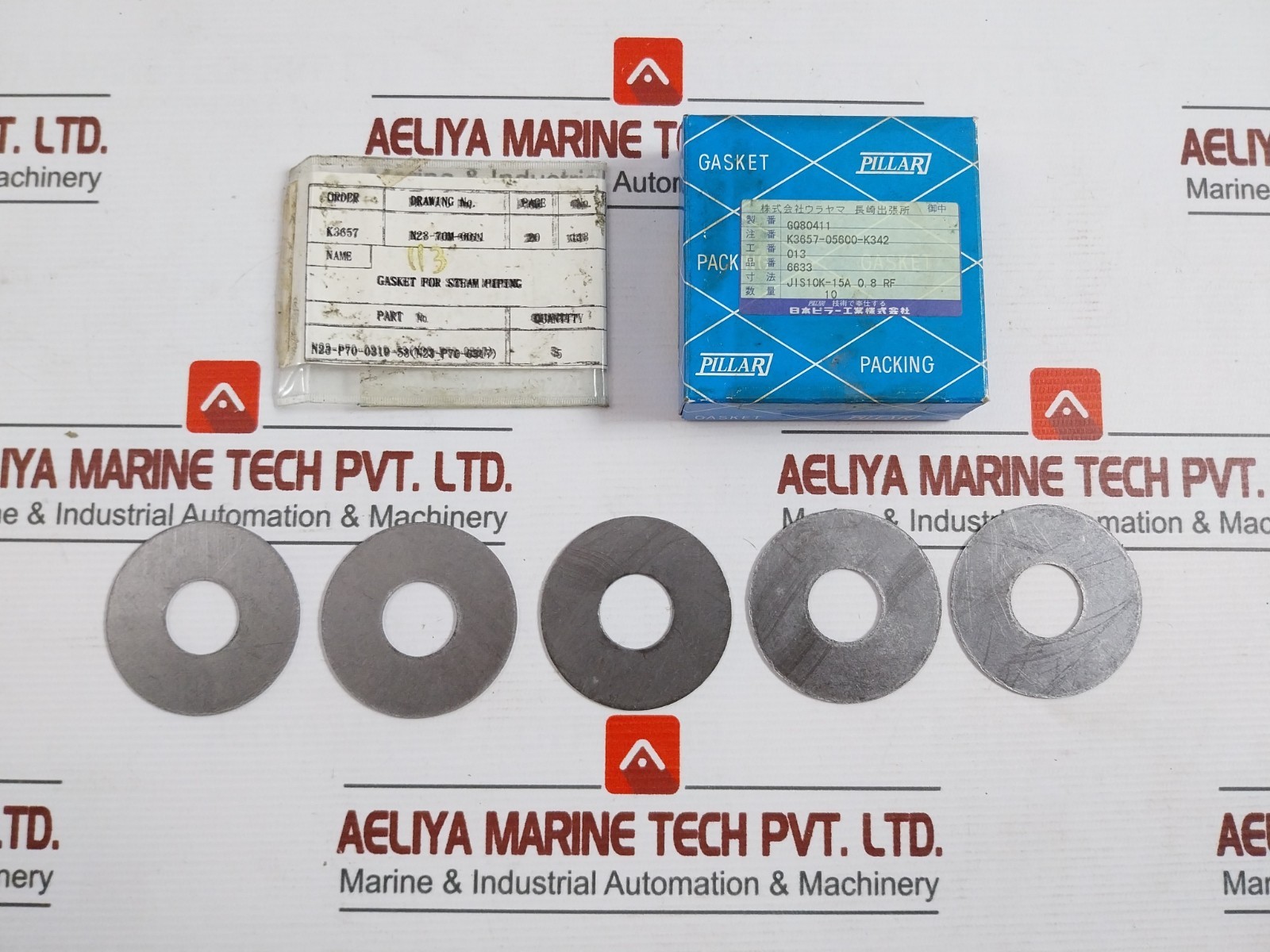 NIPPON PILLAR 6633 Gasket 1 BOX=5 PCS