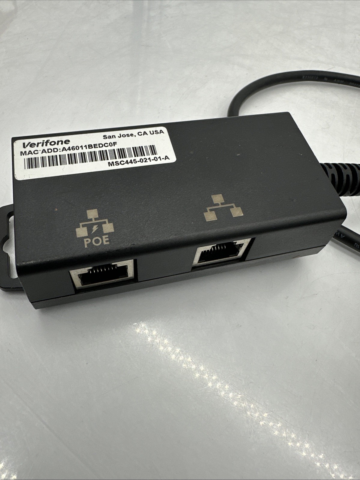Verifone M400 WiFi/BT Credit Card Terminal Payment Reader w/ PoE Adapter