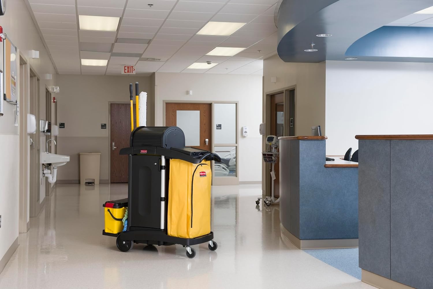 Rubbermaid Commercial High Capacity Vinyl Janitorial Cleaning Cart Bag