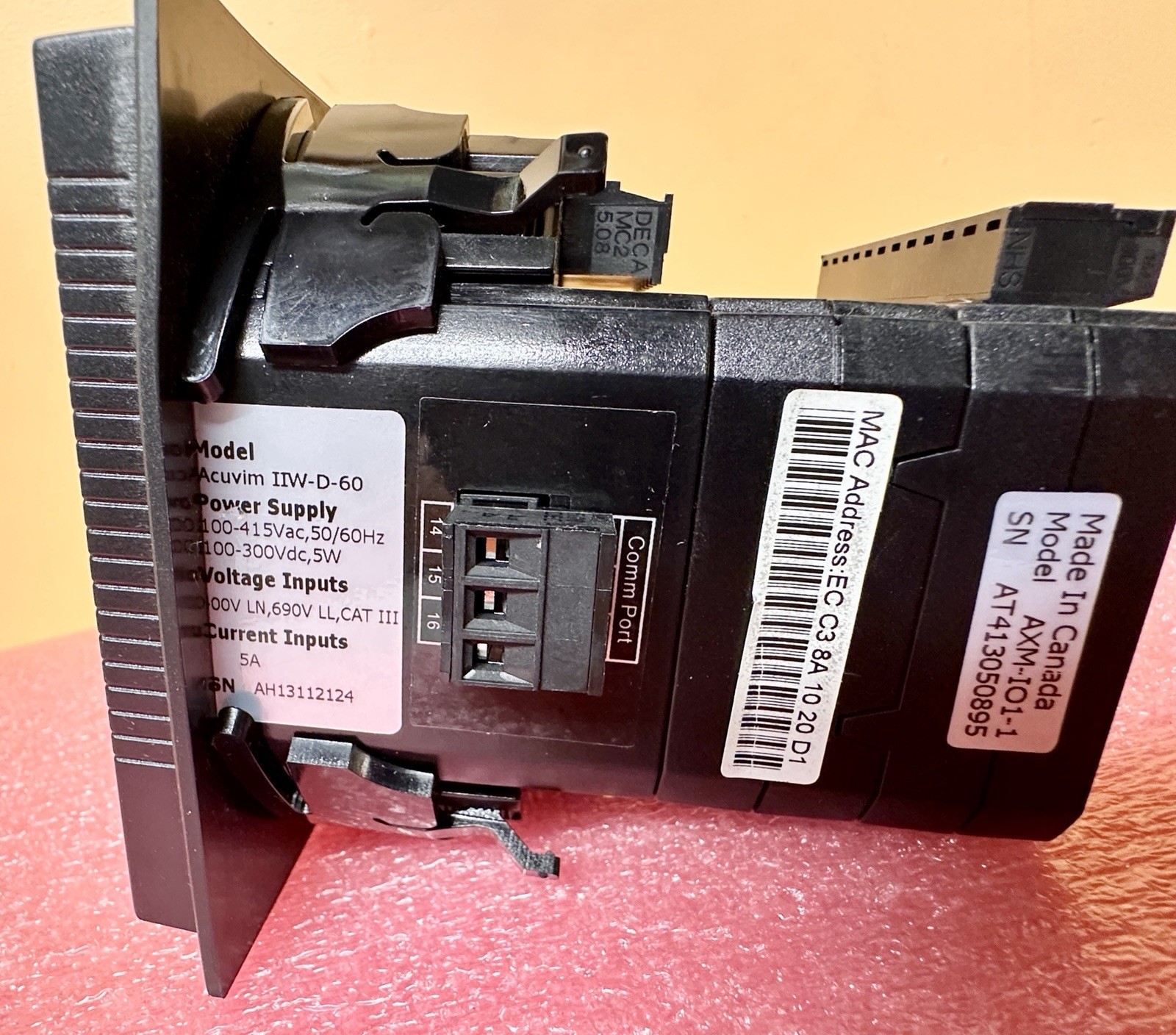 ACCUENERGY Acuvim II Multifunction Power Meter IIW-D-60 Plus AXMIO1-1 & AXM-NET