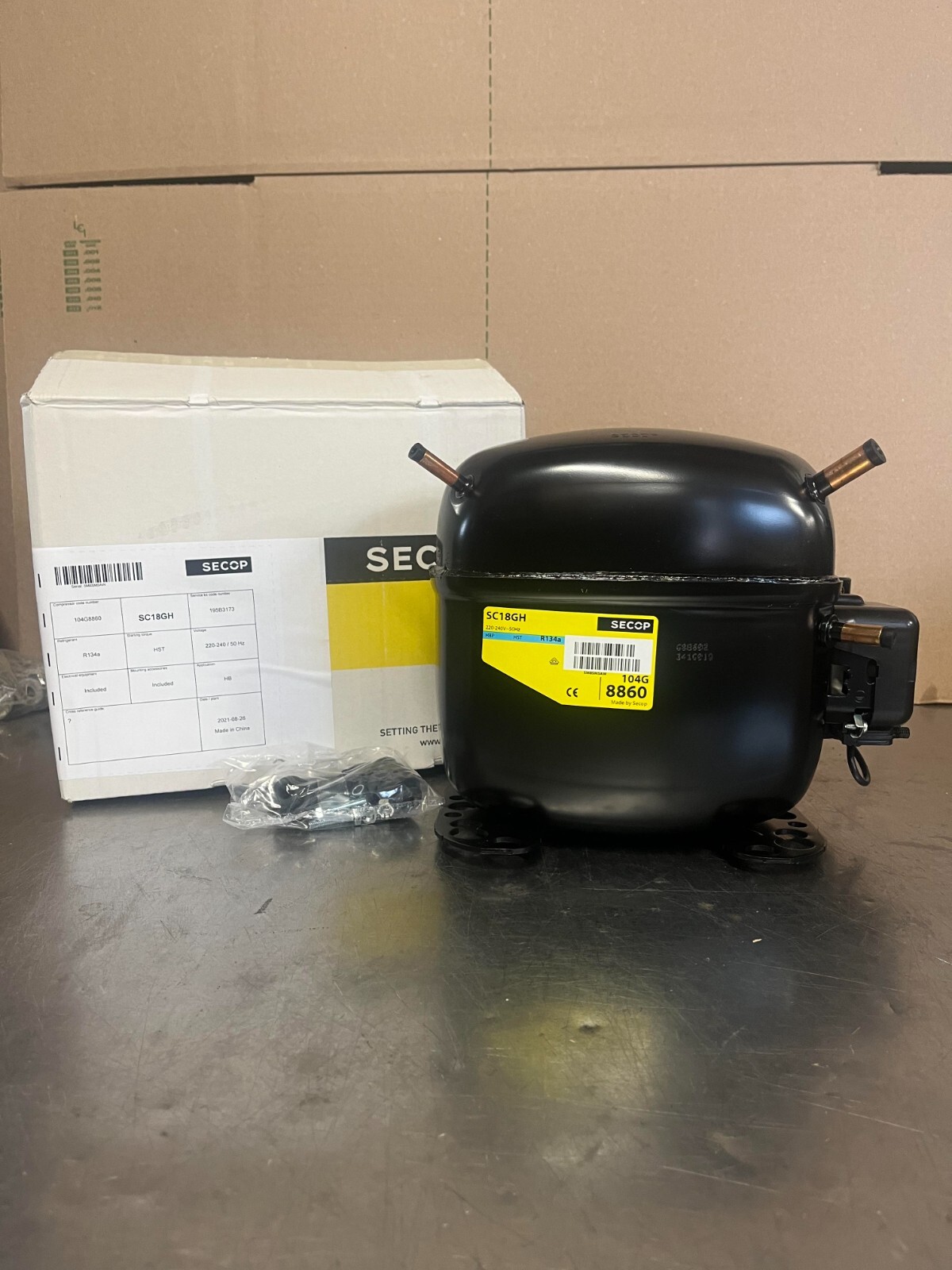 SECOP SC18GH 220-240V 50HZ R-ONE THIRTY FOUR A HBP REFRIG COMP