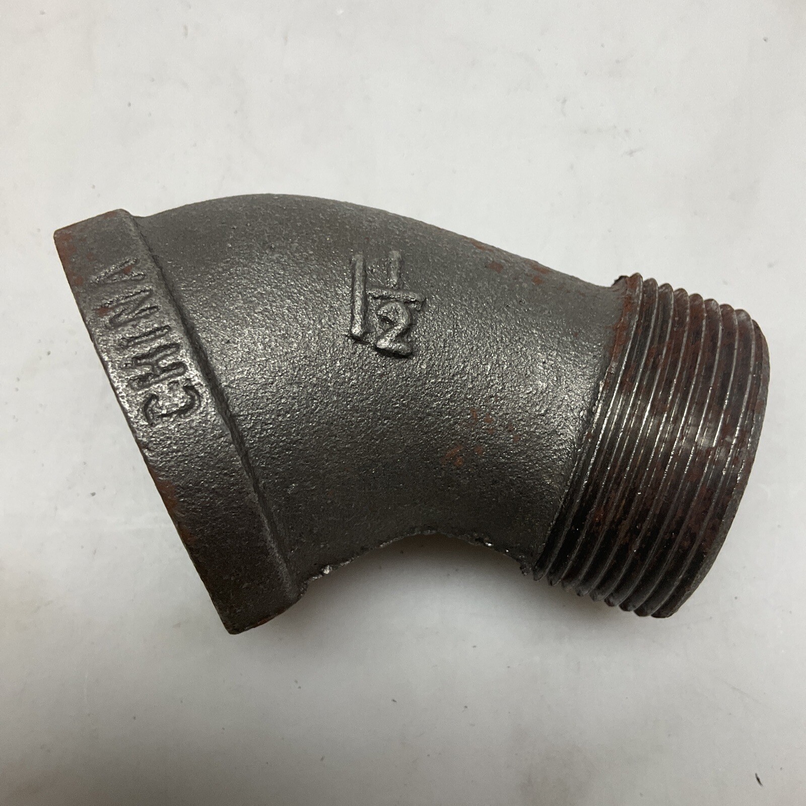 4 Pack LDR SE45-112 Street Elbow 1 1/2” 45* Black Pipe 4” Height
