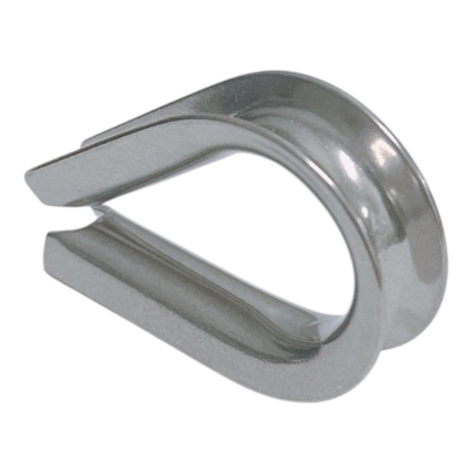 4PC 1/4″ Marine Heavy Duty Wire Rope Thimble 316 Stainless Steel Cable Protector