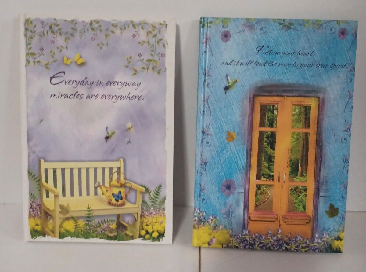 Journals Diary Books 2 Lot Set Diaries Writing Thoughts Memories Lined Notebooks