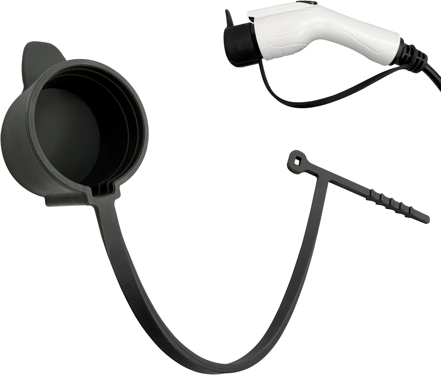 Upgraded Charger Plug Port Cover – Waterpr Size: J1772 CoverNumber of Items: 1