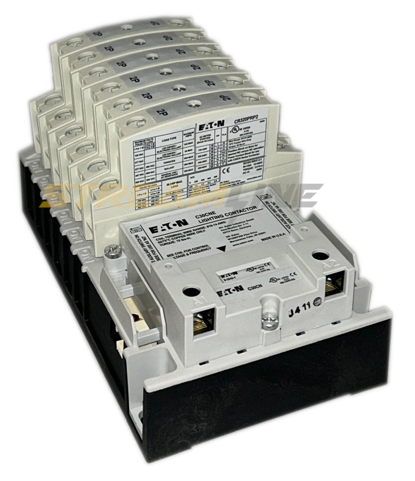 Eaton C30CNE120A0 Electrically Held Lighting Contactor, 30Amp, 120V Coil, 2-Pole