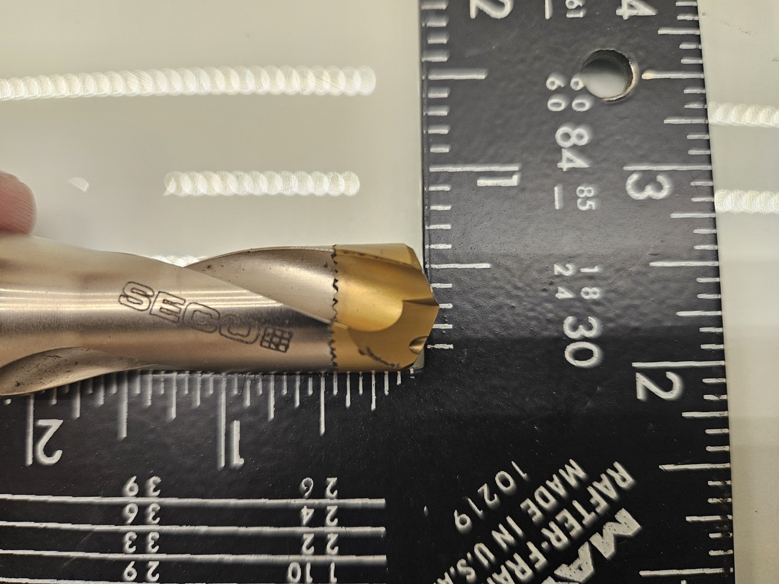 SECO Exhangeable Tip Drill Crownloc SD103-20.00/21.99-75-25R7, 20mm-21.99mm, NEW