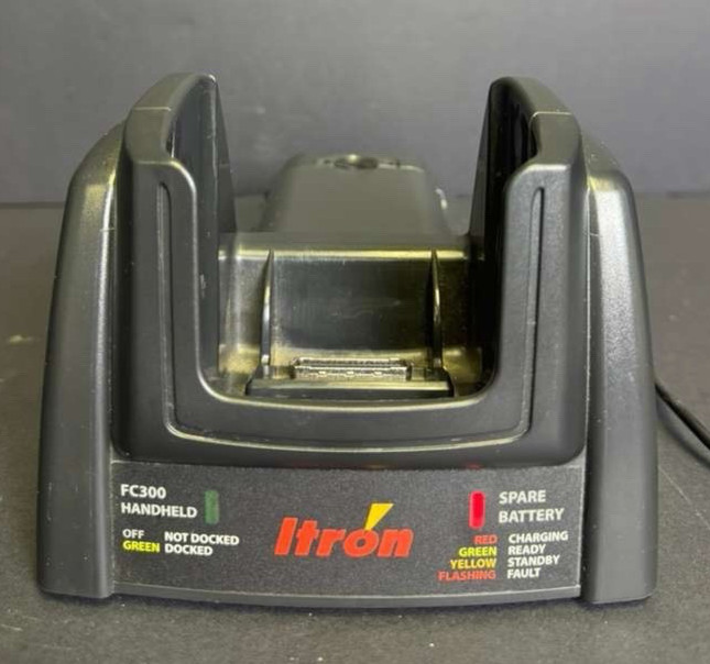 Itron FC300 Handheld Meter Reader Scanner SRead w/ Dock Base & Battery Charger
