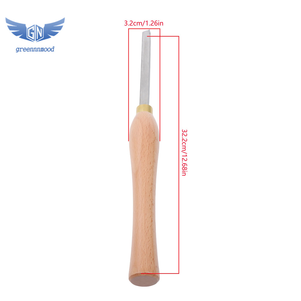 Mini-Size Woodturning Finisher Tool Carbide Chisel with 12mm Round Ci3 Insert