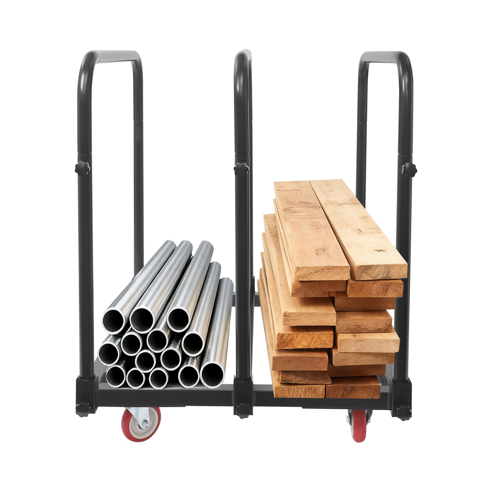 635kg/1400lbs Panel Cart Heavy Duty Panel Cart Q235 Steel Panel Truck 31*28*35in