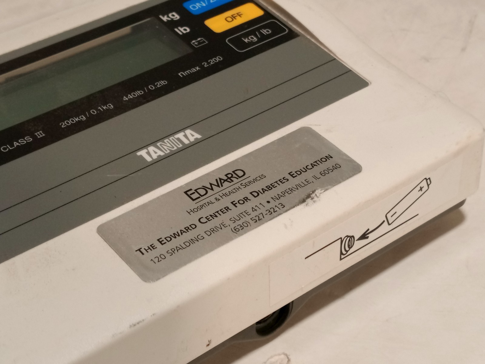 Tanita BWB-800A Class III Digital Scale Display, Made in Japan, Up to 440 Lbs