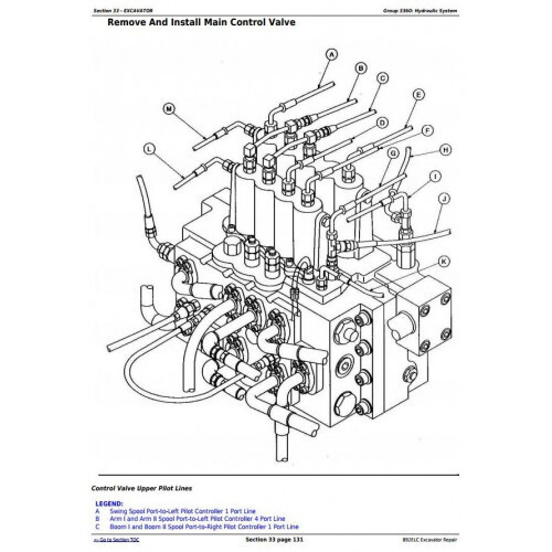 JOHN DEERE 892ELC EXCAVATOR SERVICE REPAIR TECHNICAL MANUAL PDF ON USB