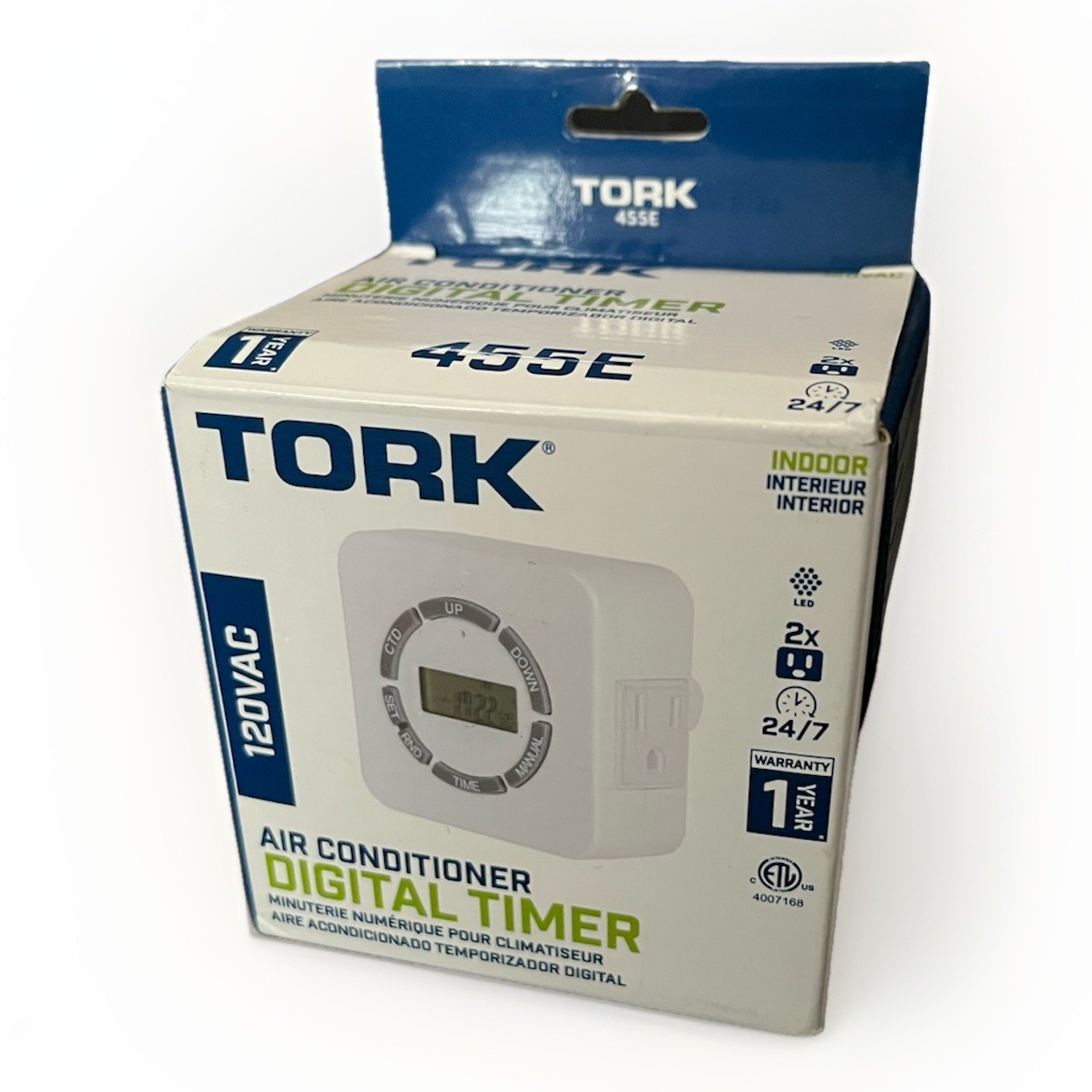 Tork 455E Air Conditioner Digital Timer Switch Heavy Duty AC Sealed New