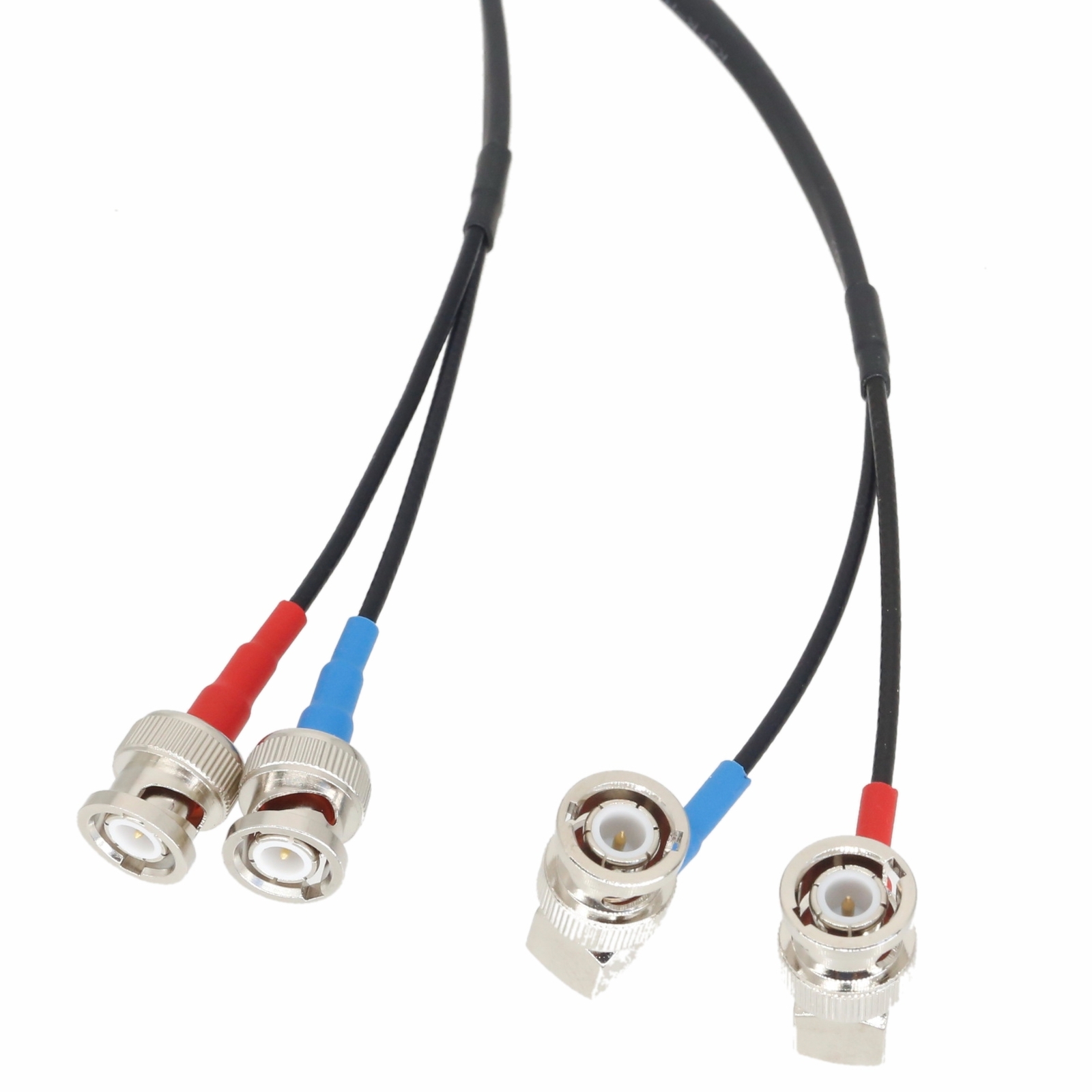 Dual BNC L to I Signal Cables 10~50FT For Dynasonics DXN Ultrasonic Flow Meter