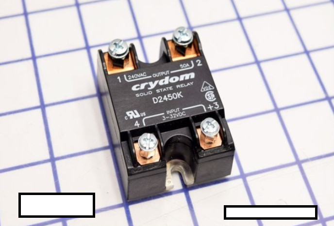 CRYDOM D2450K Solid State Relay – Panel Mount, IP00, 280VAC/50A – Lot of 20