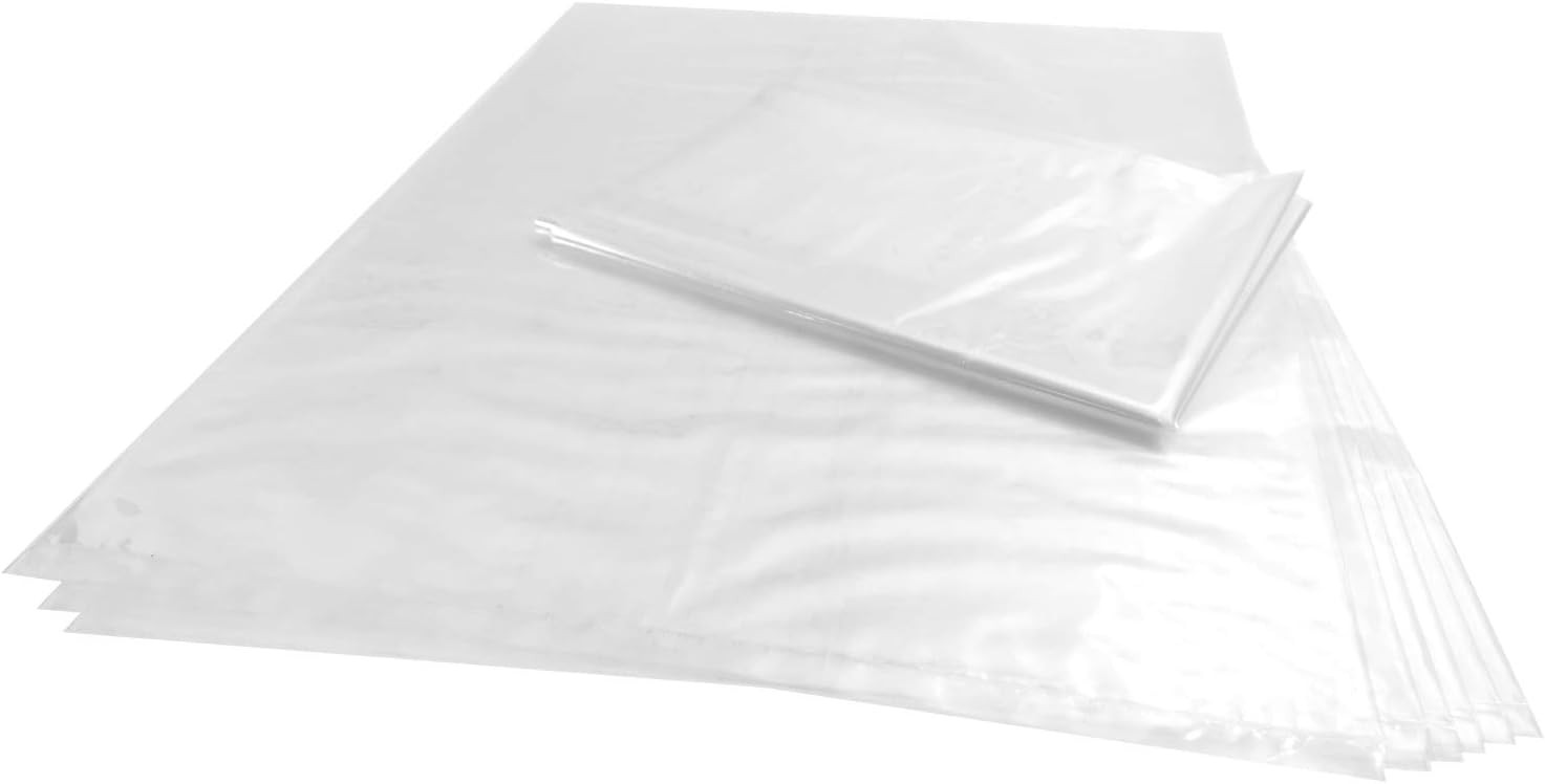 1.6 Mil Clear Polyethylene Bags – 10 Count, Perfect for Food & Craft Storage