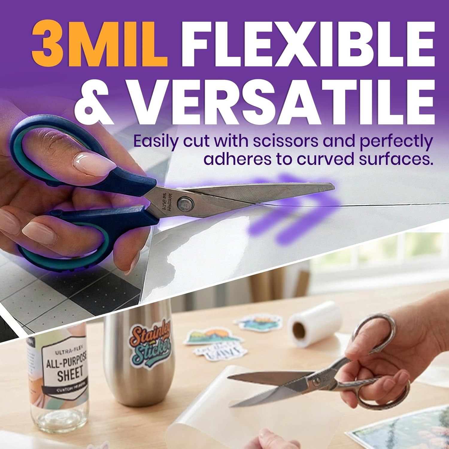 Versatile 20 Pack Cold Laminating Sheets, 8.7×12.2 in, 3mil for Easy Protection