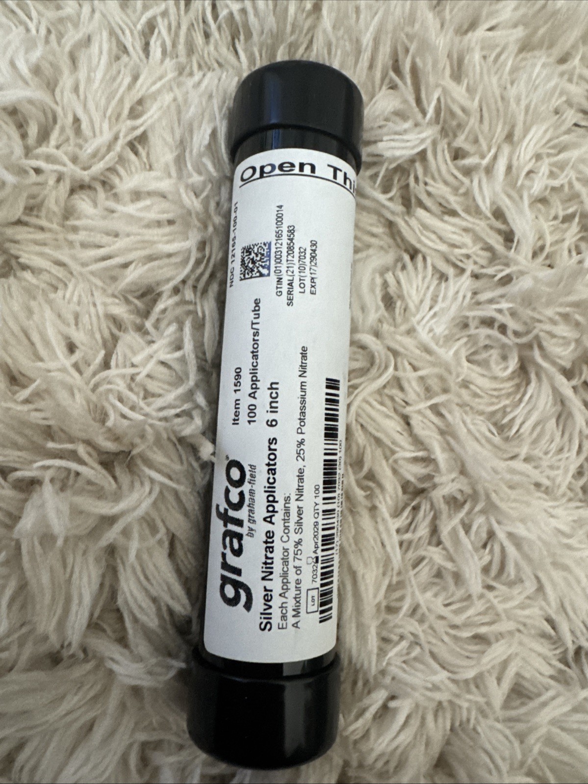 GRAFCO Silver Nitrate Applicators 6″ Sticks – 100PCS – 1590 –