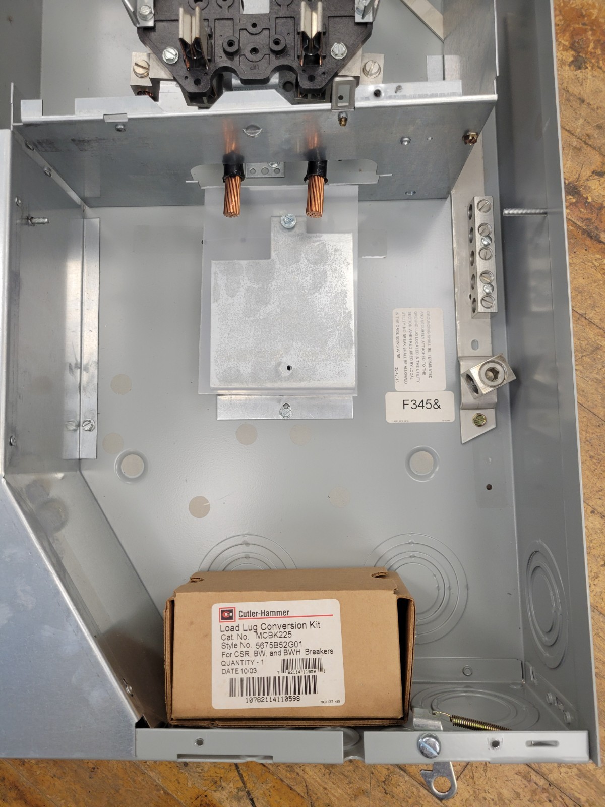 Eaton MBP200BTS Meter Breaker Panel Surface Mount 200A 120/240VAC 1PH 3W Type 3R