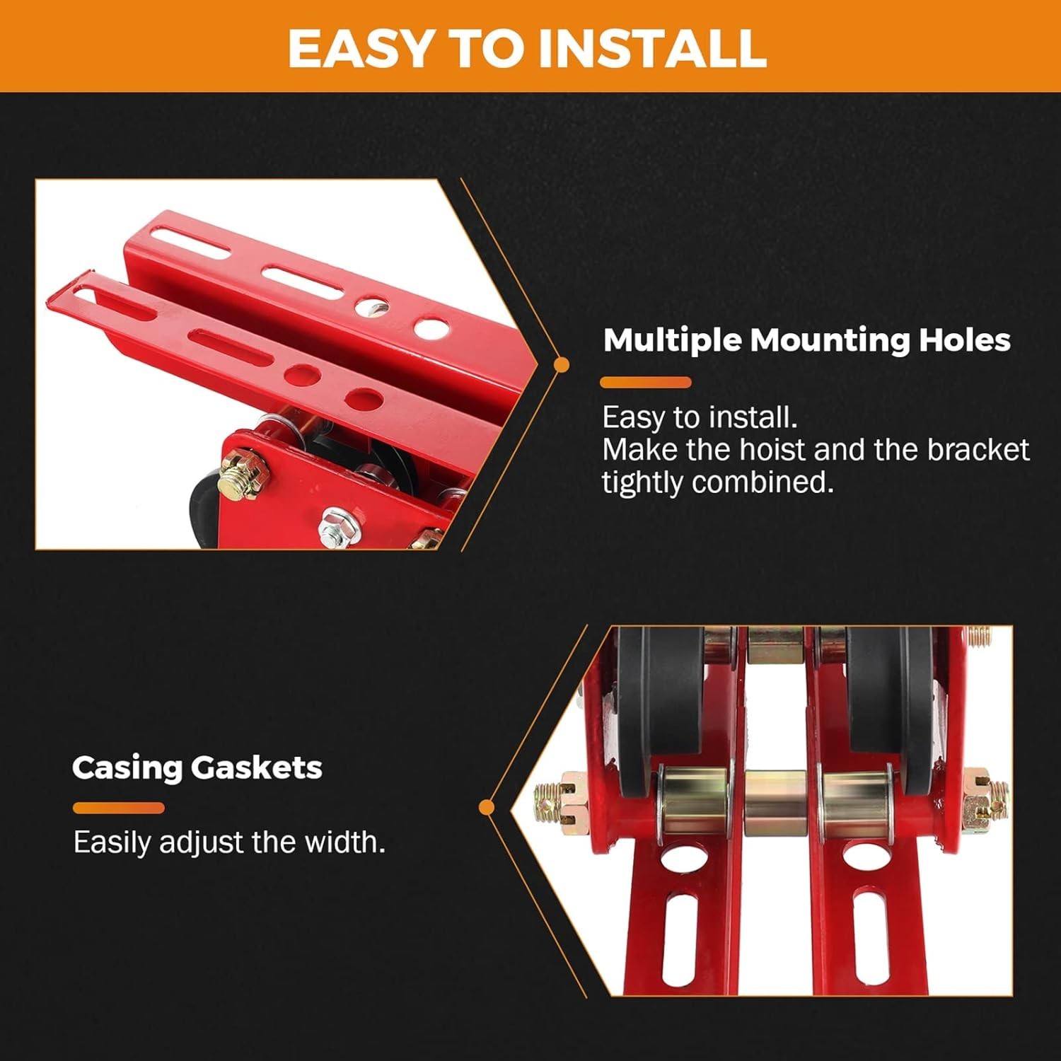 Electric Hoist Manual Trolley for 1.96-6.69 in I-Beam 1 Ton 2204 LBS for PA600 P