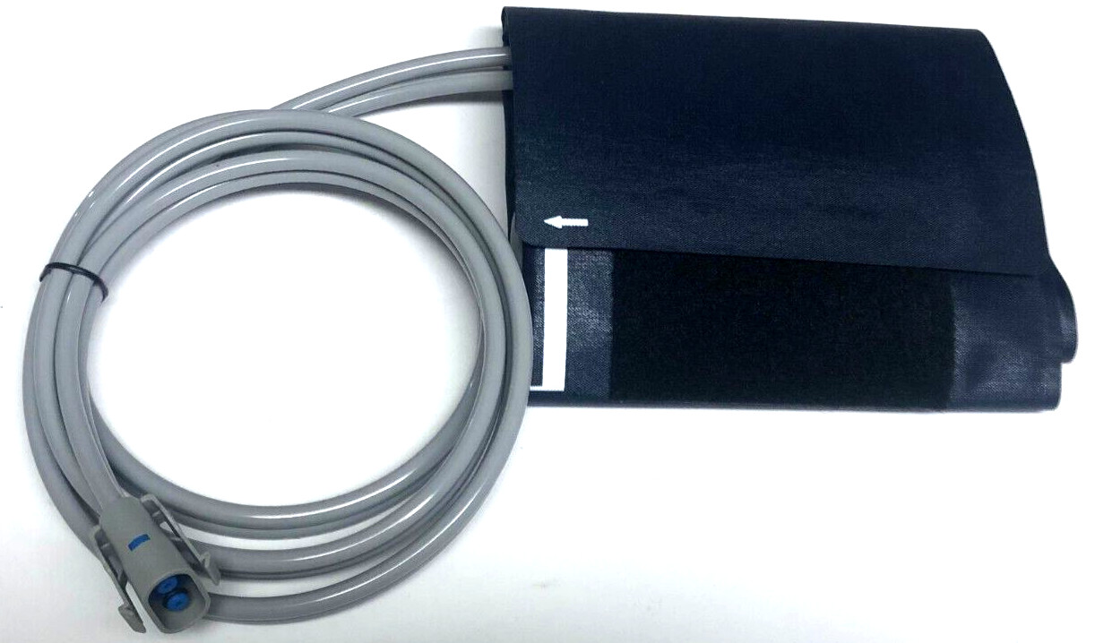 GE Dinamap Critikon Pro ProCare 300 400 Blood Pressure BP Hose Large Adult Cuff