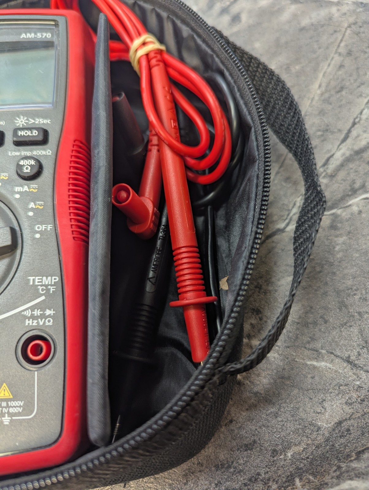 Amprobe AM-570 True RMS Industrial Digital Multimeter Tested Kit