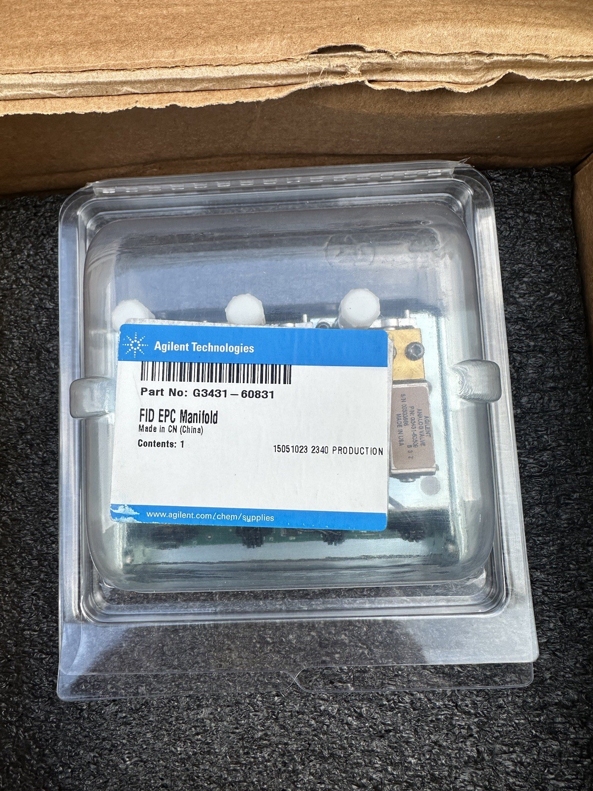 Agilent Technologies G3431-60831 FID EPC Manifold Module