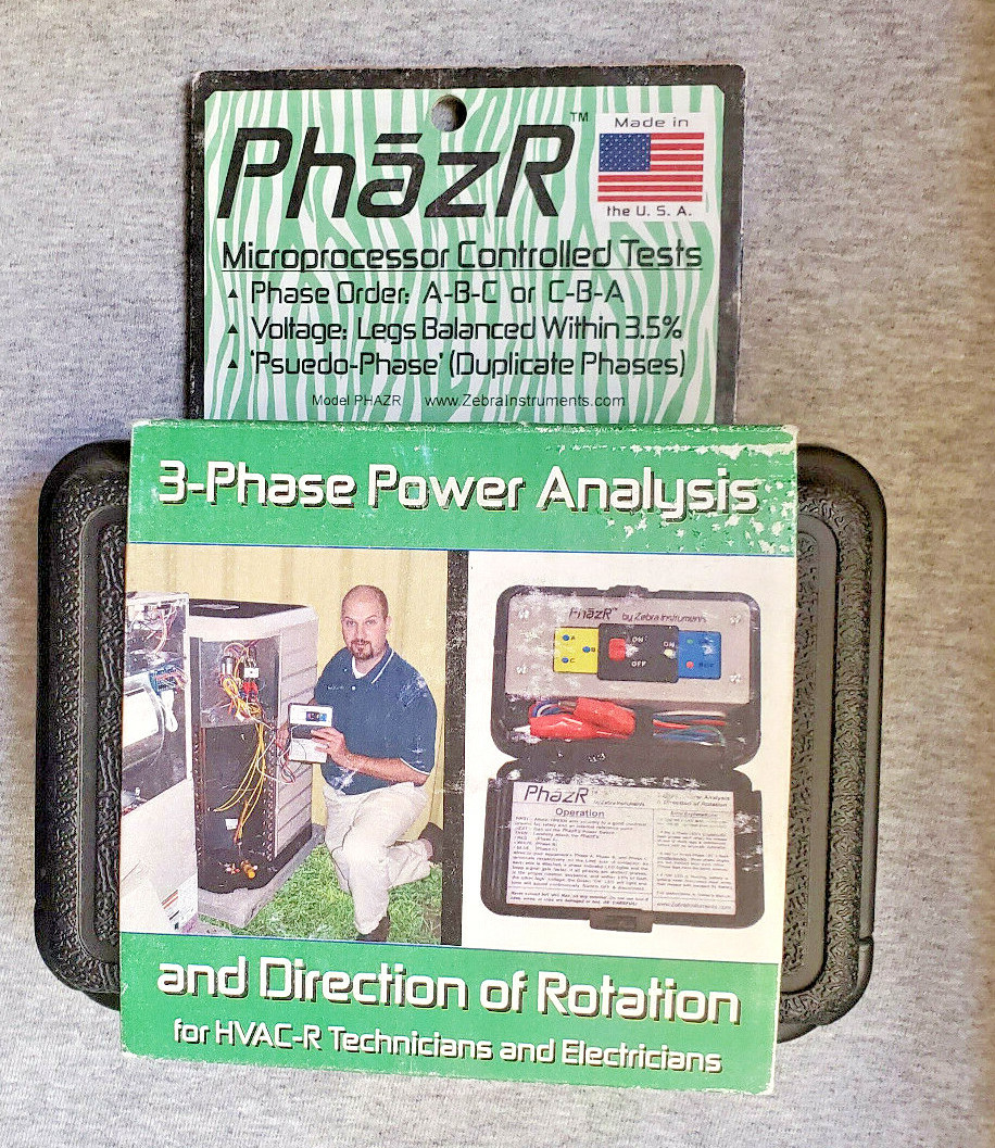 PHAZR 3-Phase Microprocessor Controlled Tests by Zebra Instruments. Brand New!