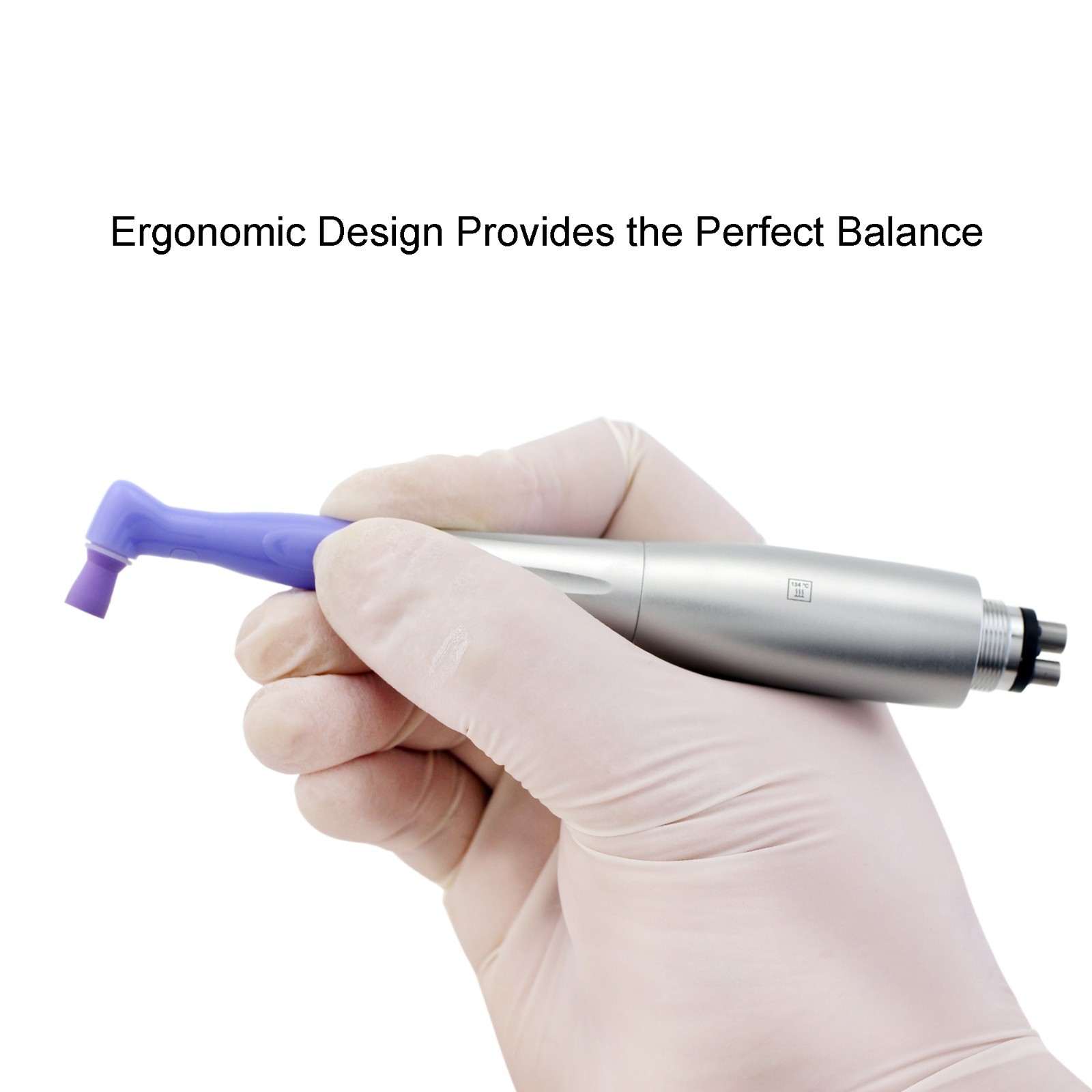 Dental Prophy Handpiece Hygiene 4:1 Straight Nose Cone Air Motor 4 Hole RDH WH