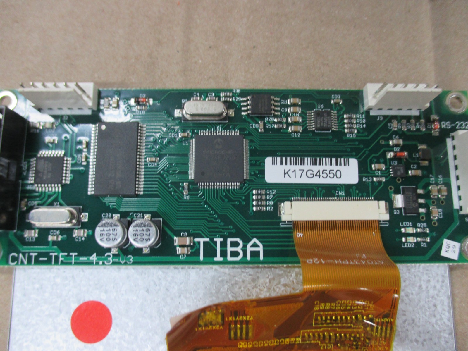 4.3″ LCD DISPLAY MODULE WITH CONTROLLER BOARD USED