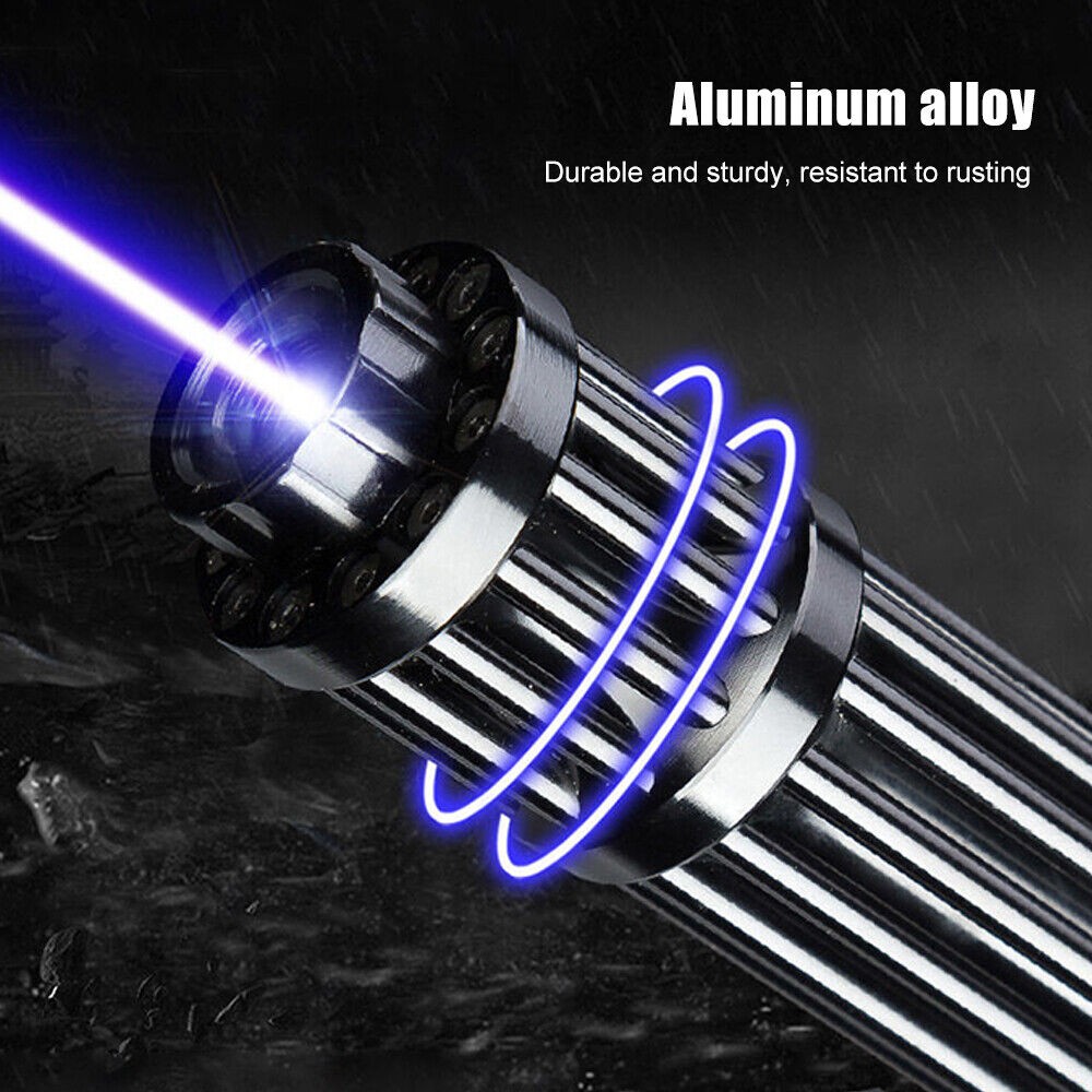 450nm Blue Laser Pointer Pen Visible Beam Light Zoom Focus Lazer New