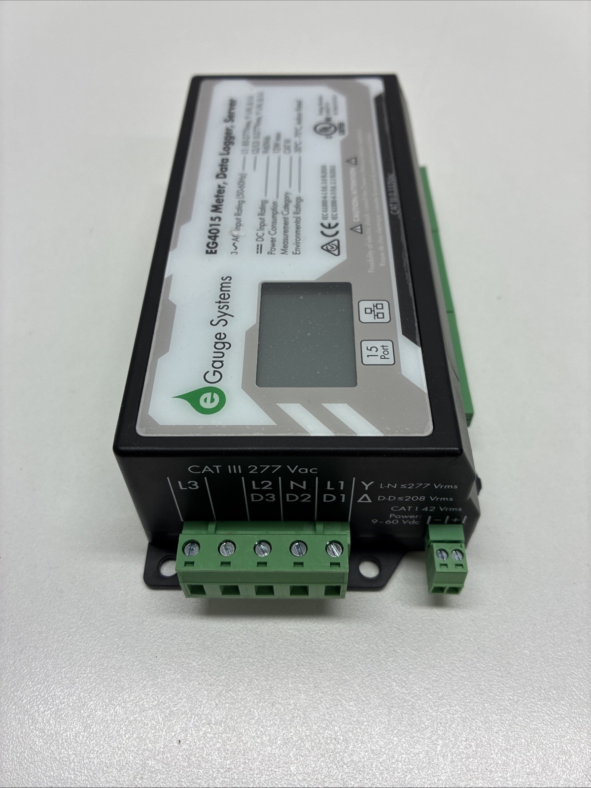 EGauge EG4015 Meter, Data Logger, Server