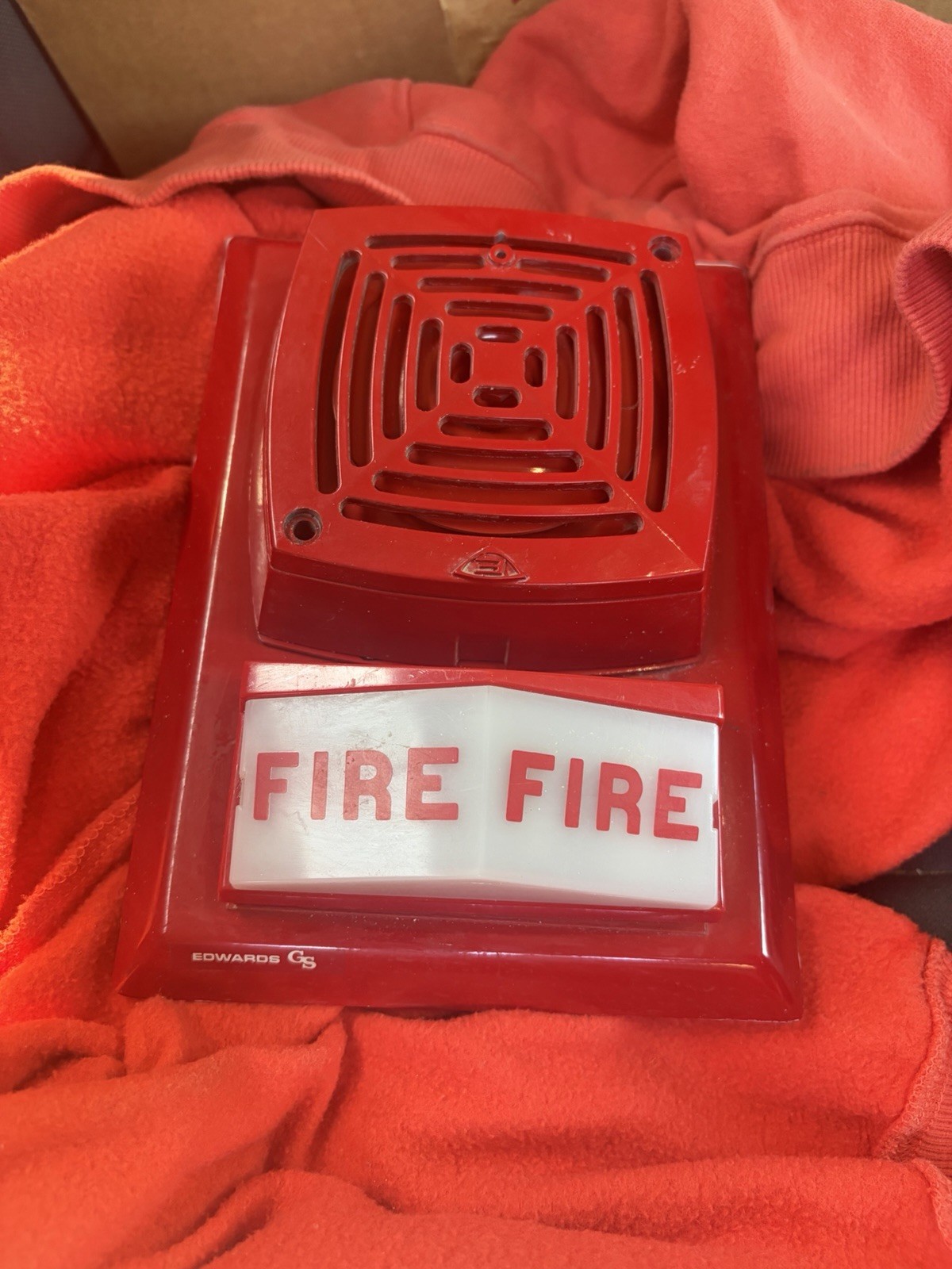 Rare Vintage Edwards GS Series 895B-301 Fire Alarm Horn Strobe – Adapta Horn