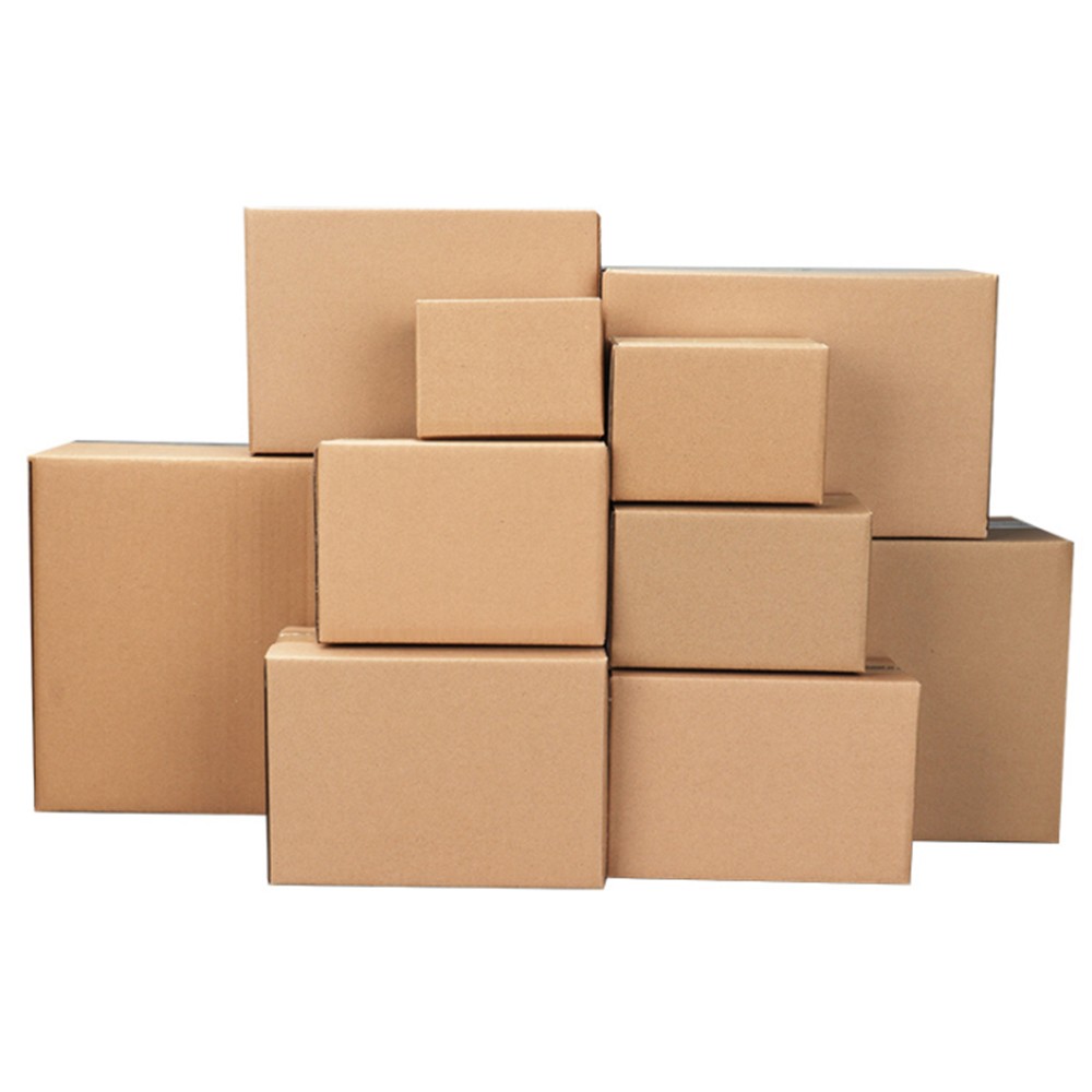 100 Corrugated Paper Boxes 8x6x4″（20.3*15.2*10cm）Yellow