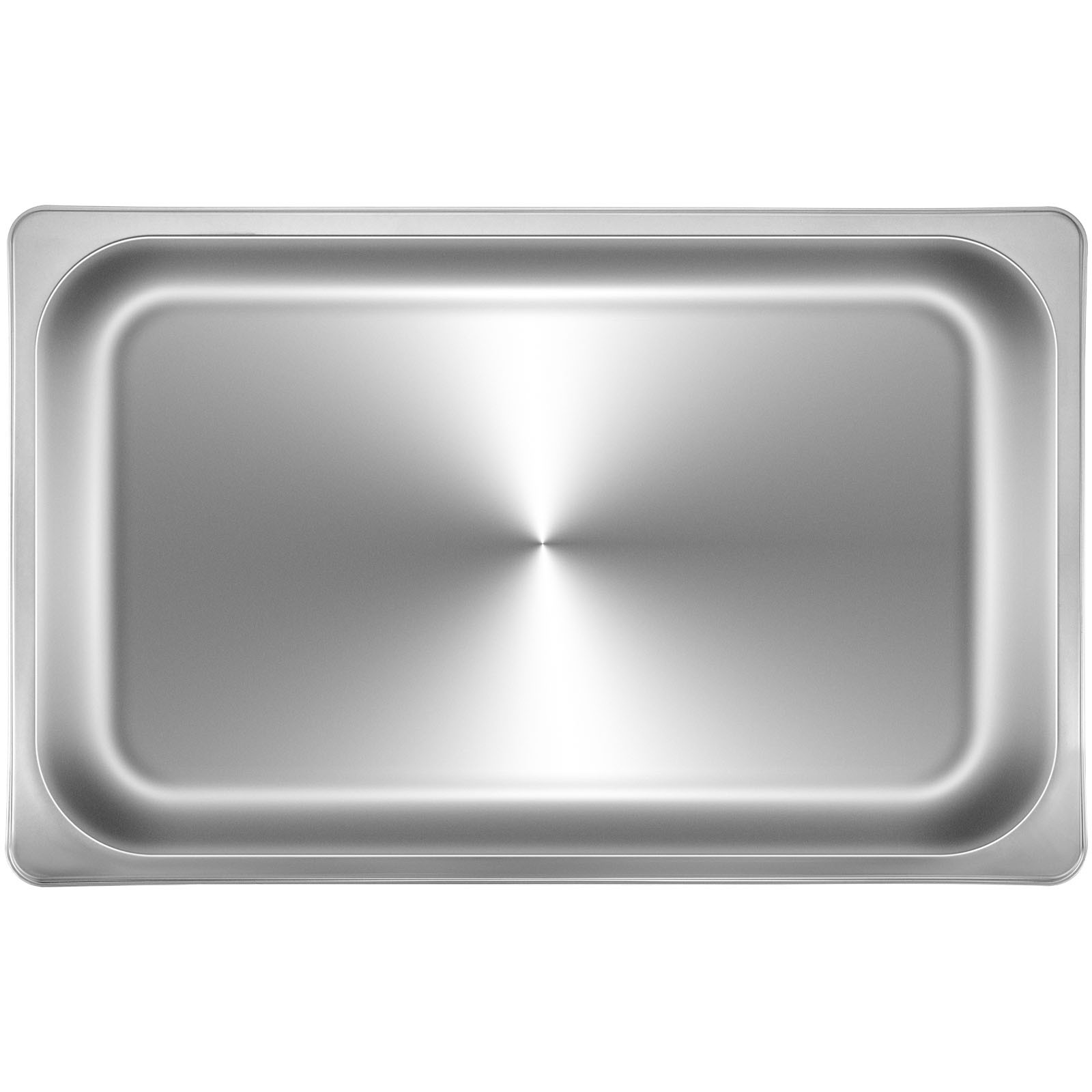 VEVOR 6 Pack 2.5″ Deep Stainless Steel Steam Table Pans Hotel Food Prep Pan