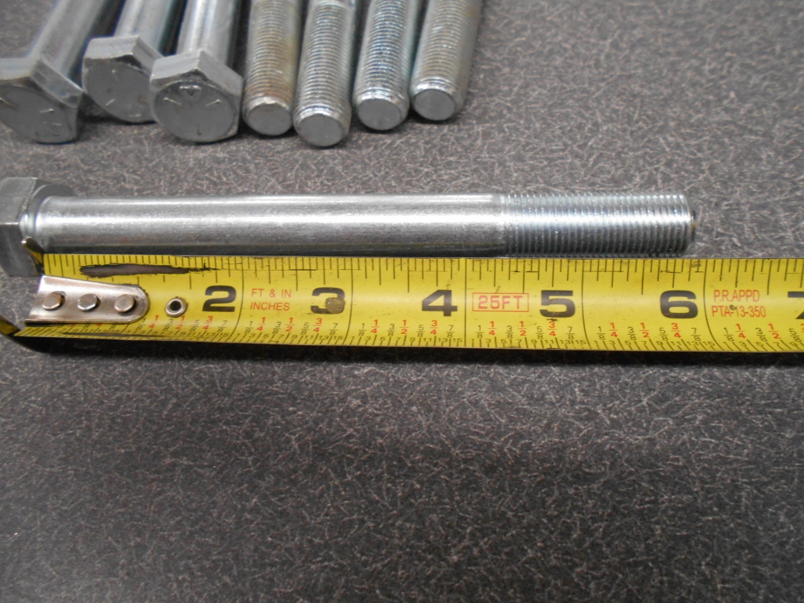 5/8″ x 6.00″ Bolt. (Quantity 8) Grade 5 Capscrew Hex Head Bolt. Fine #18. NOS