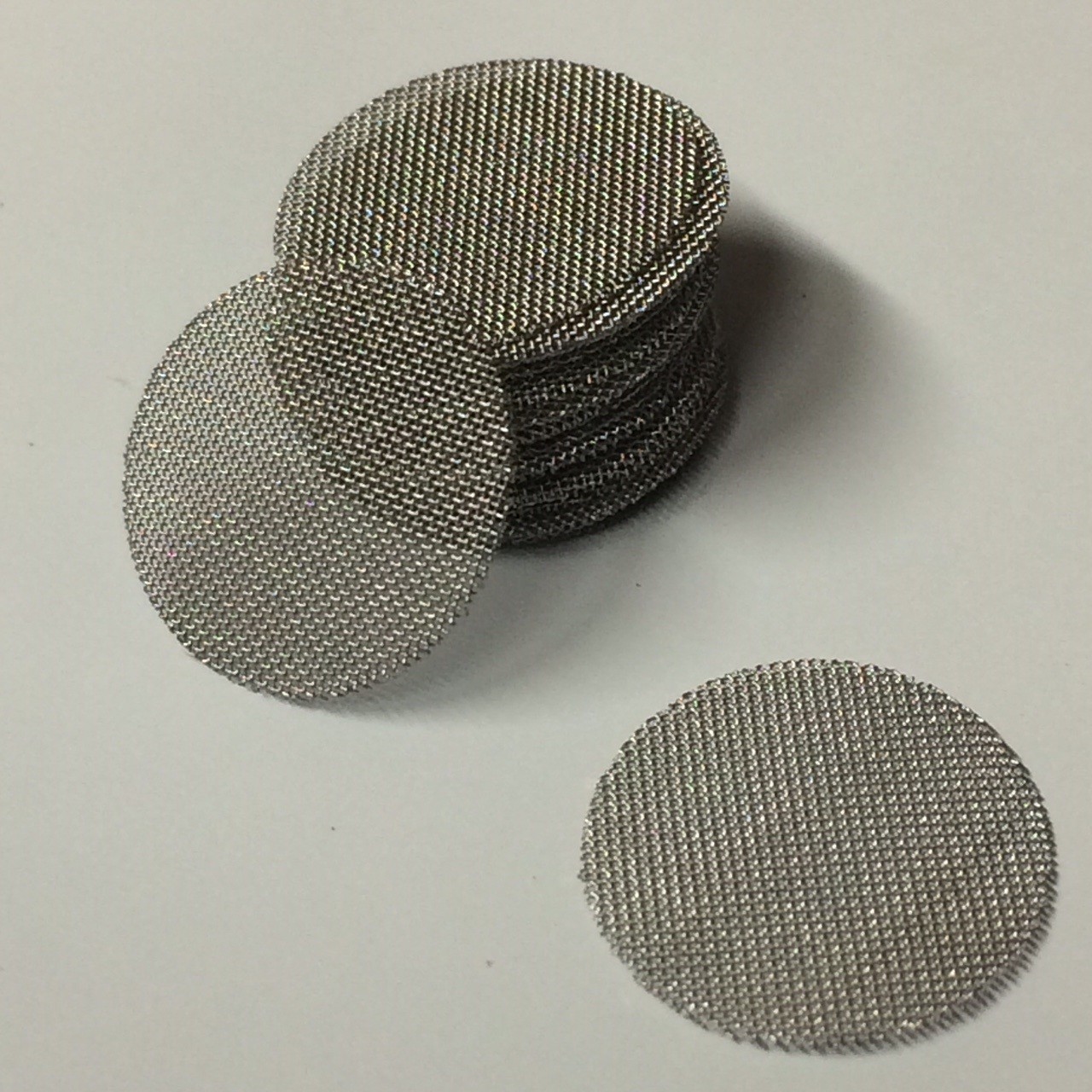 50 COUNT – Stainless Steel T304 Wire Mesh Filter Discs 1/2″ MADE IN USA!