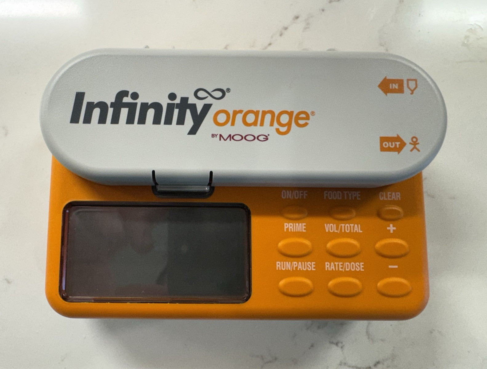 MOOG Infinity Orange Portable Enteral Feeding Pump for Gastroenterology