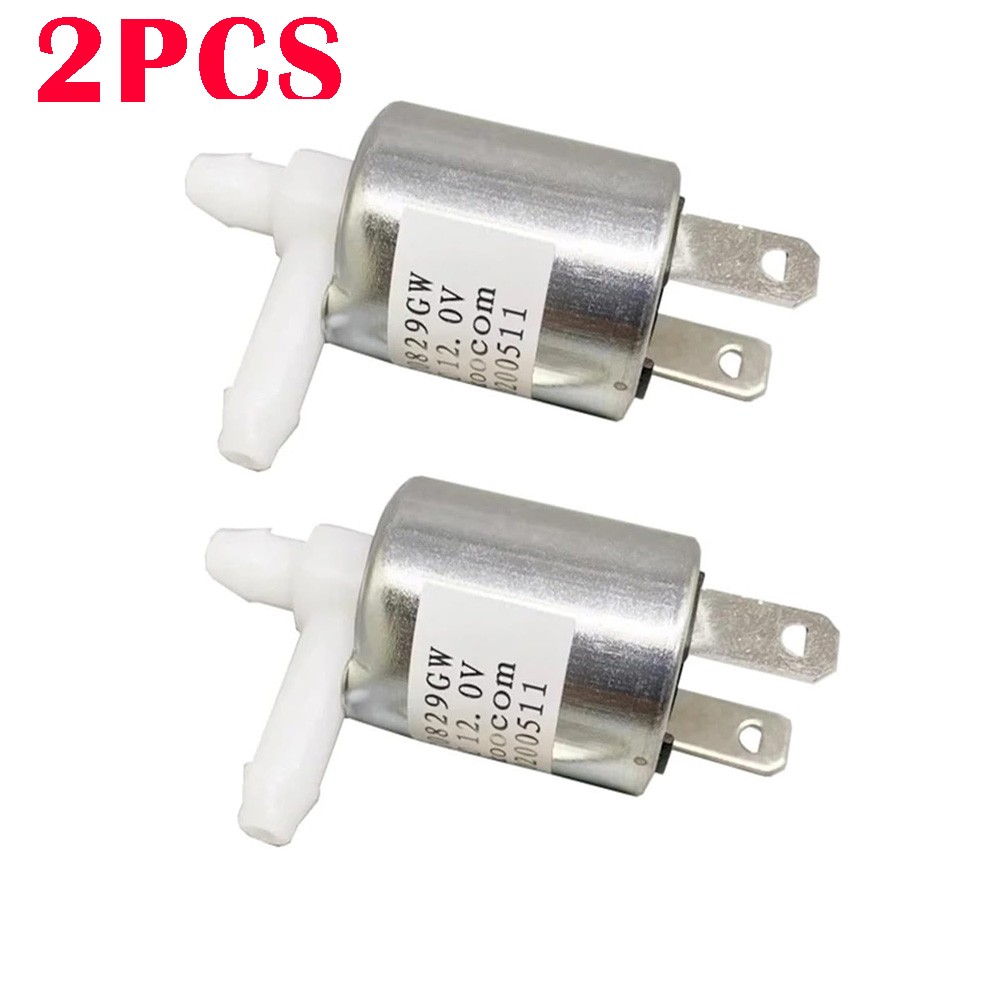 2Pcs DC 12V Mini Electric Solenoid Valve Normally Closed Water or Air Valve NEW