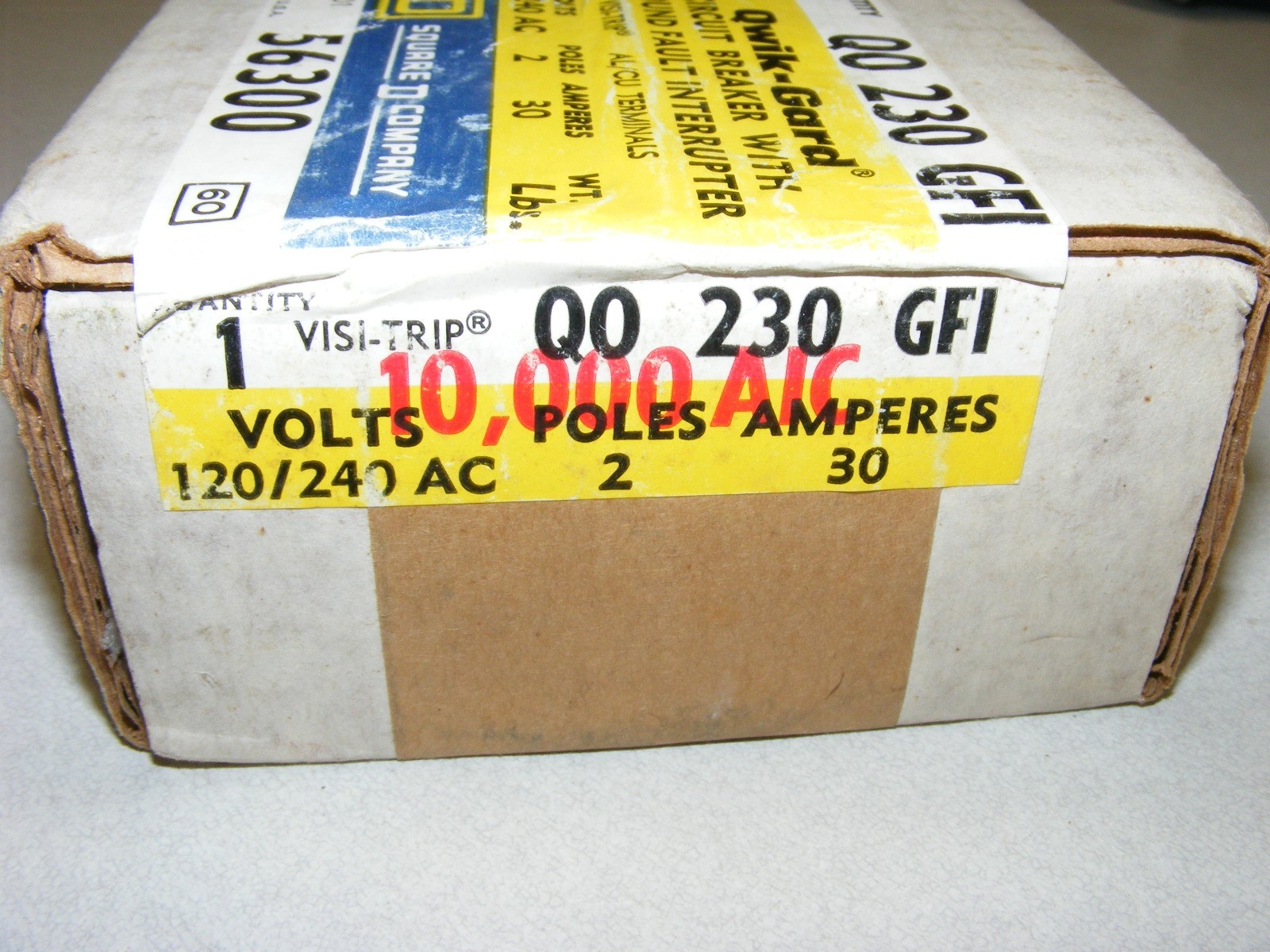 Square D Breaker , QO 230 GFI , 56300 30 amps UNUSED (zz6)