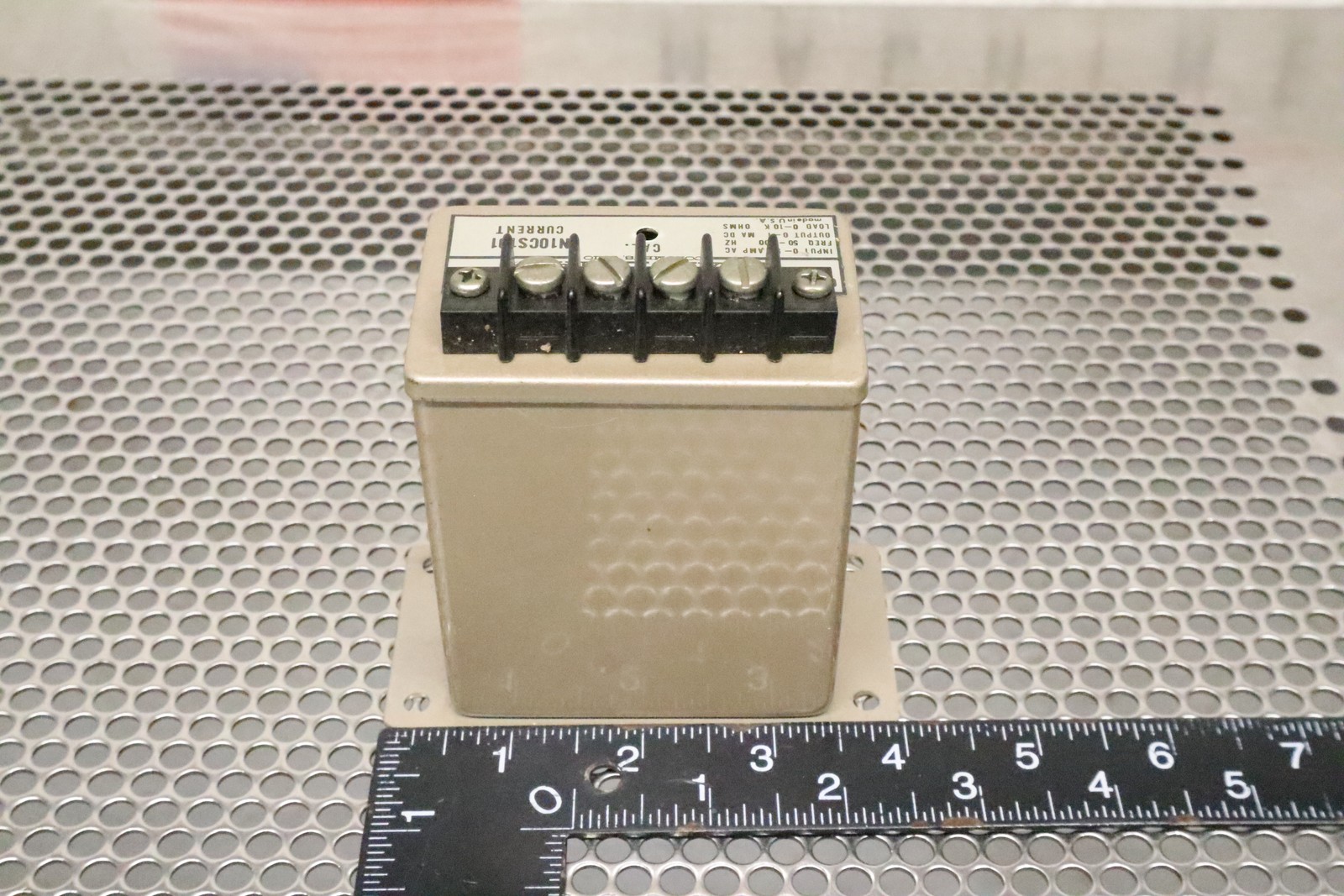 TRANSDATA LN10CS101 Current Transformer 0-5A 50-500Hz 0-1MA DC 0-10K Ohms New
