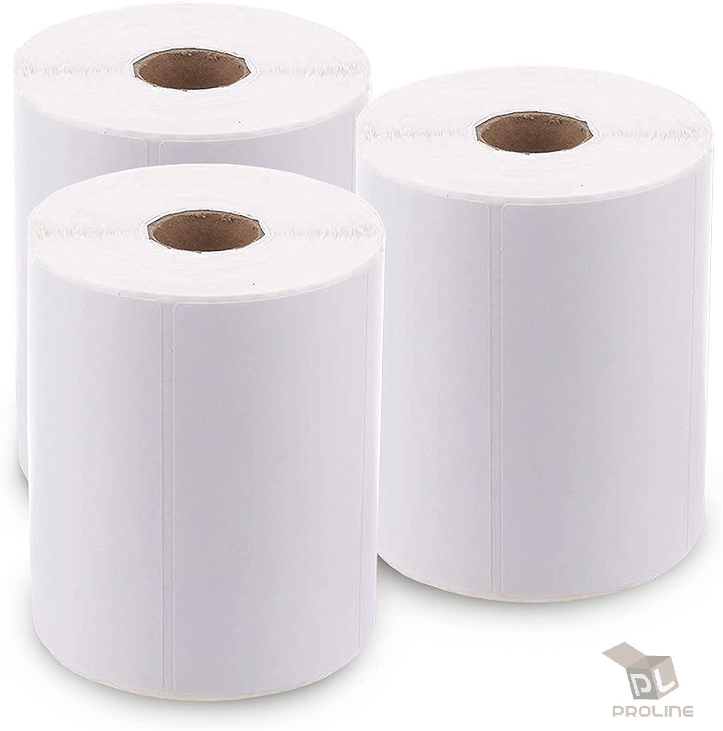 4×2 Direct Thermal Labels for Zebra LP 2844 GX ZP Models 750 Labels Per Roll