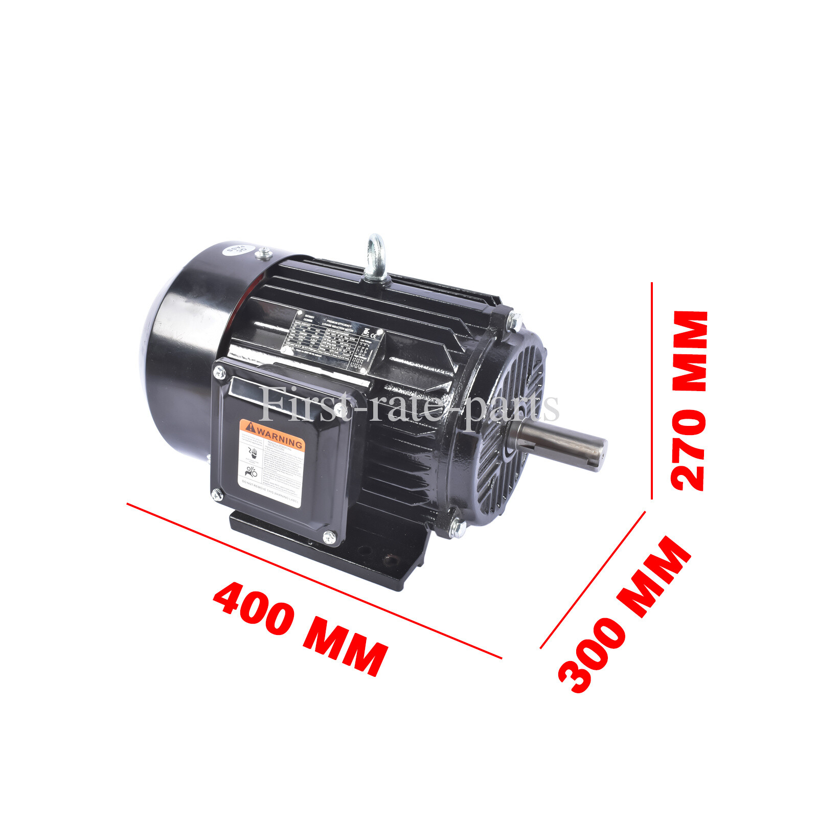 Electric Motor 3 Phase 3HP 1800 RPM 182T Frame 230/460 Volt 60 HZ TEFC Enclosure