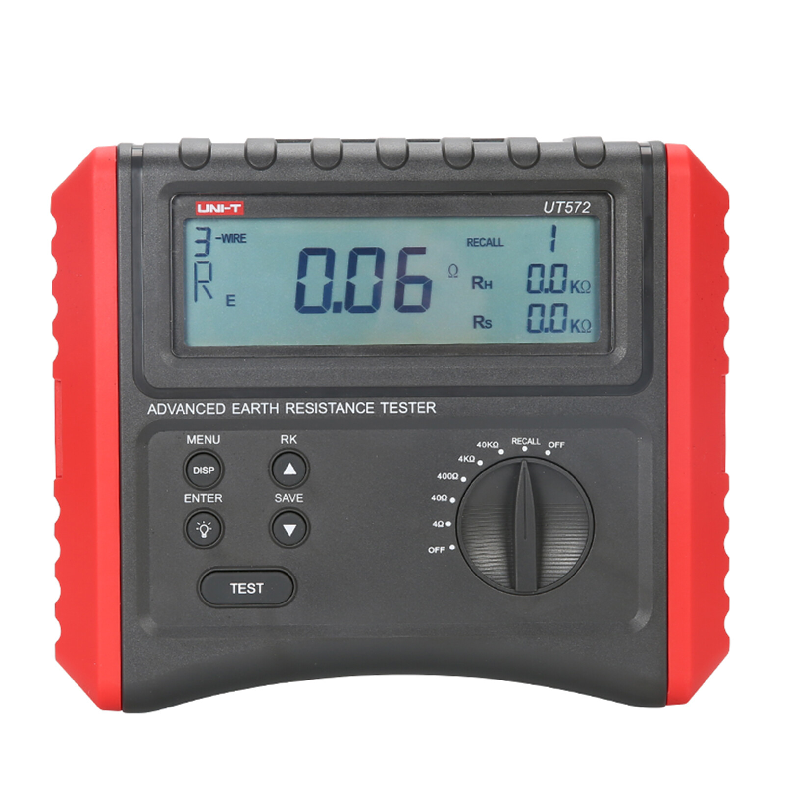 UNI-T UT572 Smart Earth Ground Resistance Testers with Low Battery Indication✦KD