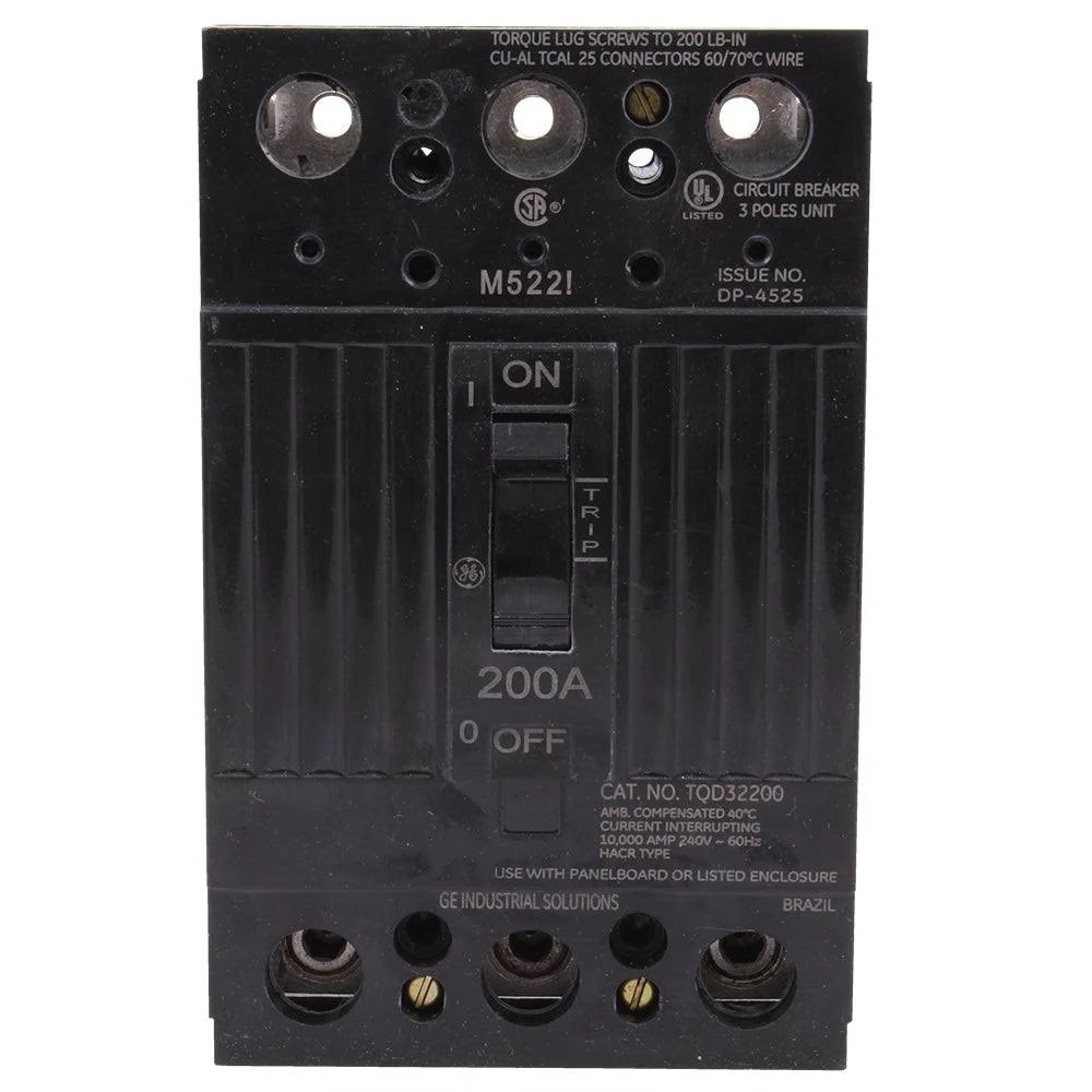 TQD32200 – GE – Circuit Breaker Feed-Thru – 200 Amp – 3 Pole – 240V