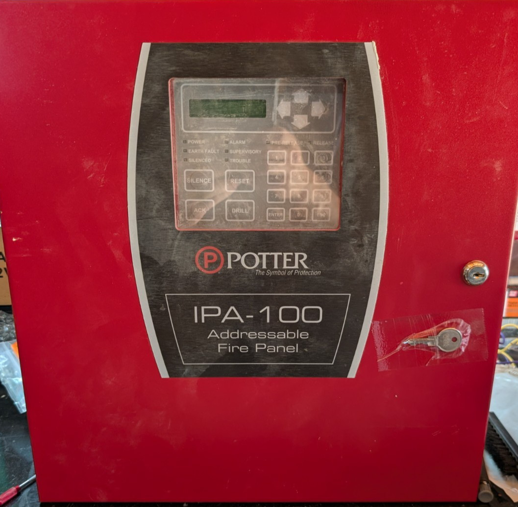 POTTER IPA-100 127 FIRE ALARM CONTROL PANEL REPLACEMENT BOARD – MISSING PIEZO