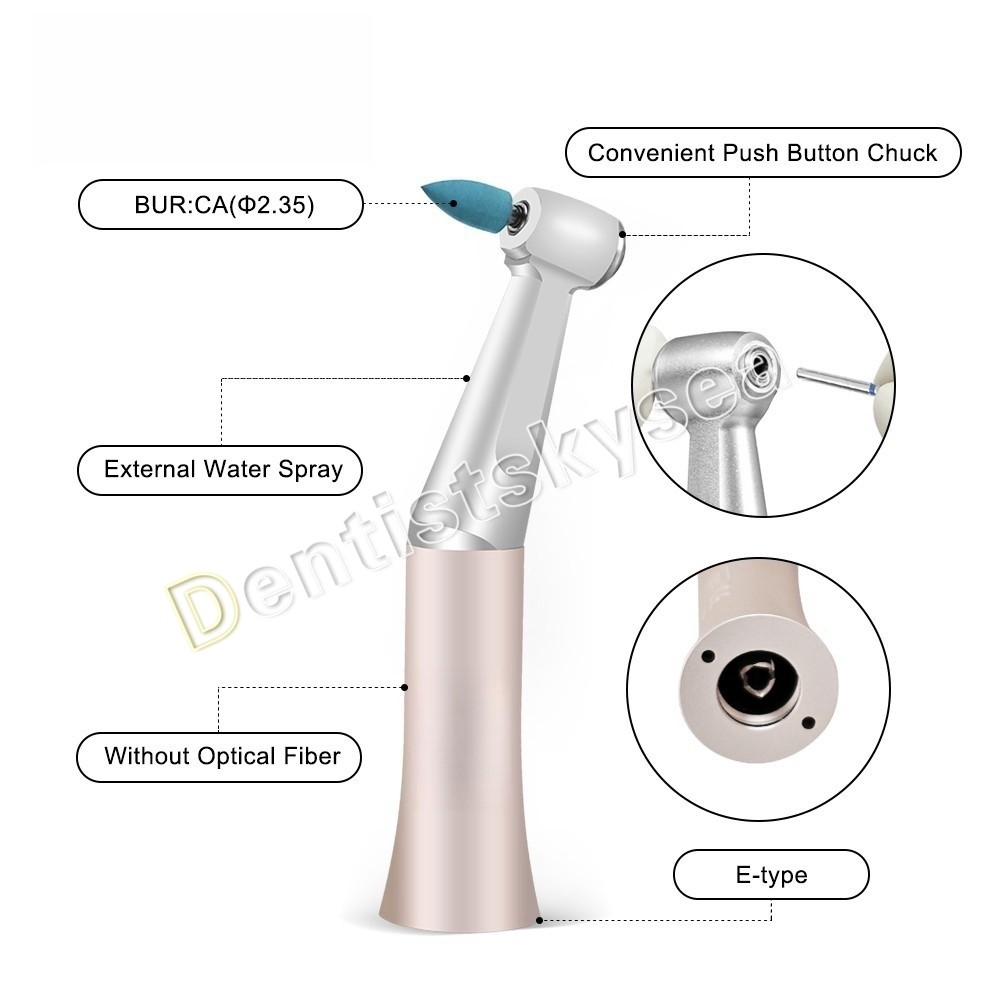 Dental 1:1 Low Speed Contra Angle Handpiece Implant For ø2.35mm Bur FX205 E-Type